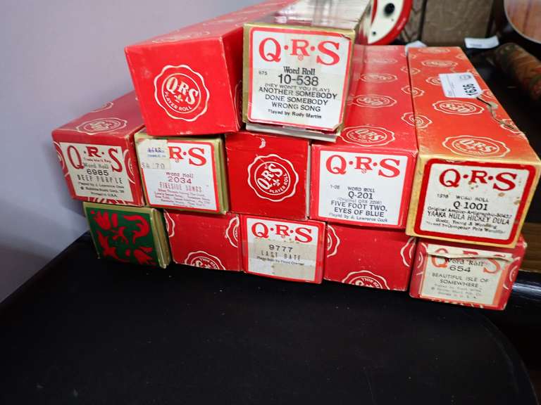 Collection of QRS Player Piano Rolls