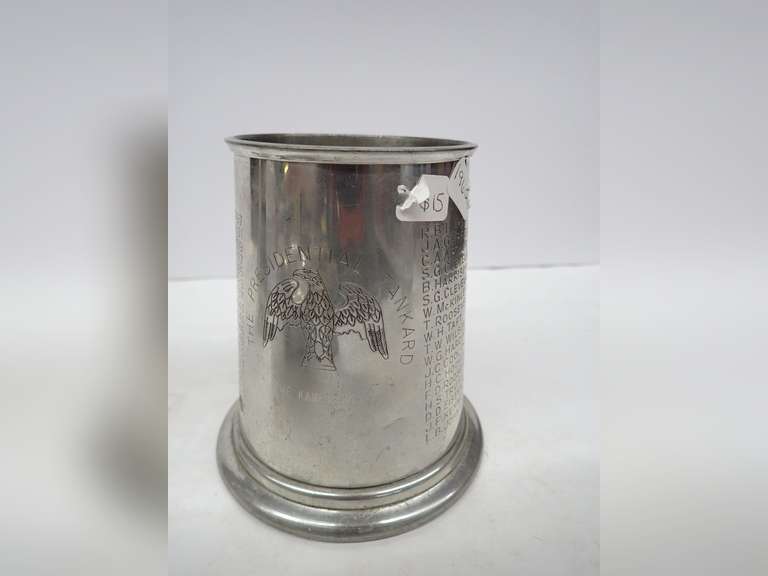 Vintage Metal Vase, Mug, Trinket Dish & More