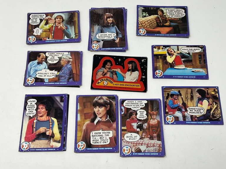Mork and Mindy trading cards, see pictures for details.
