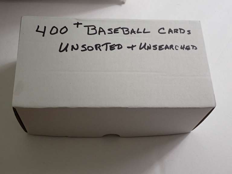 400+/- UNSEARCHED/UNSORTED BASEBALL CARDS
