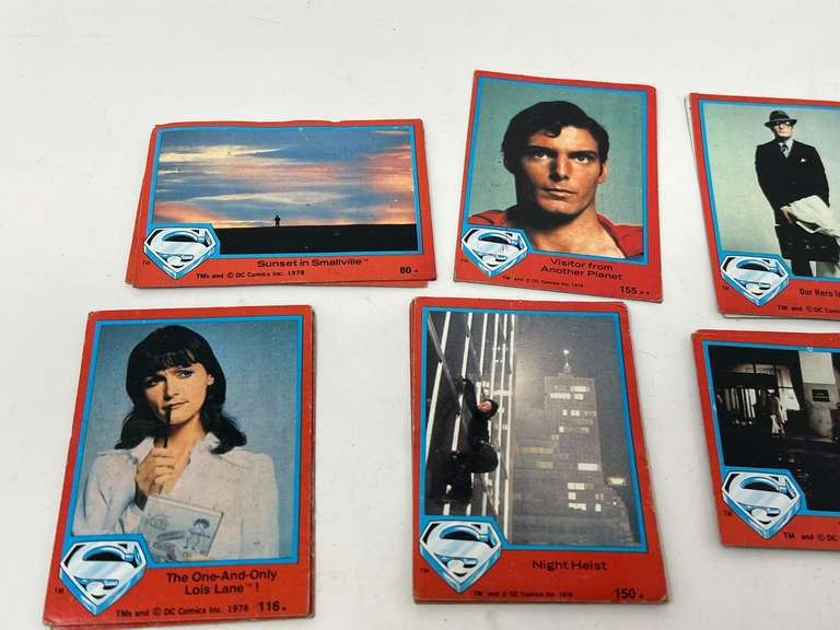 Superman trading cards, see pictures for details.