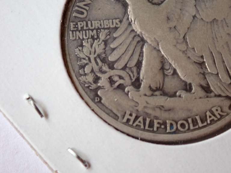 1938-D WALKER HALF DOLLAR COIN