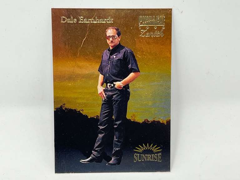 Pinnacle Dale Earnhardt sports card, unsearched, see pictures for details.