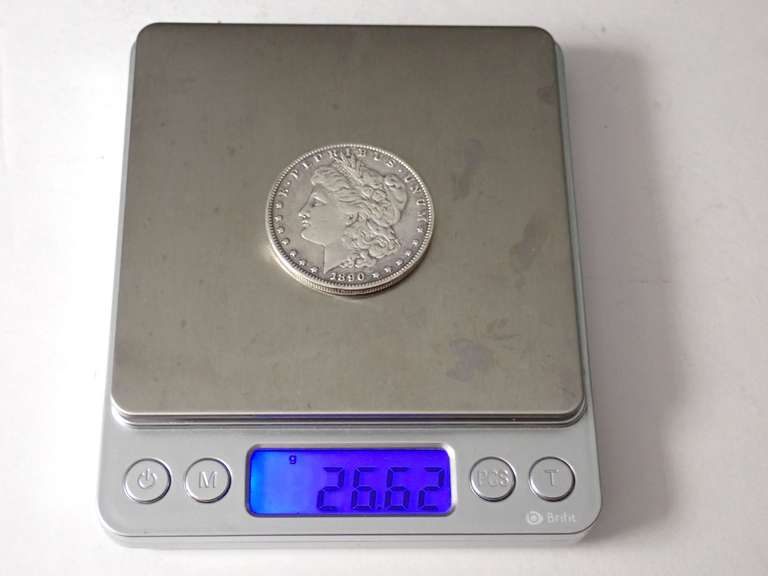 1890-S MORGAN SILVER DOLLAR COIN