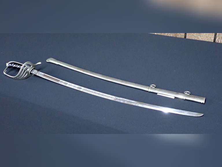 Vintage Sword with Scabbard Made in Spain - Blade Length in photos.
