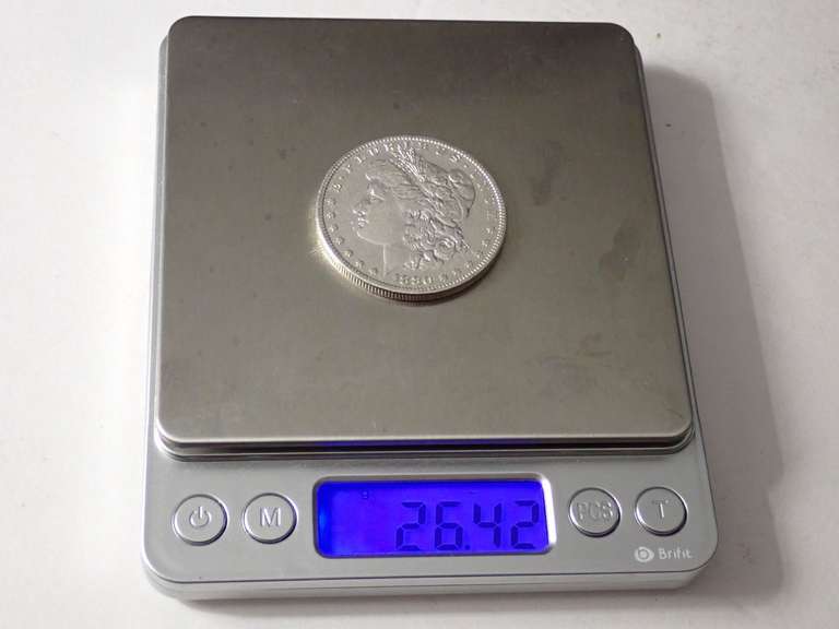1880-O MORGAN SILVER DOLLAR COIN