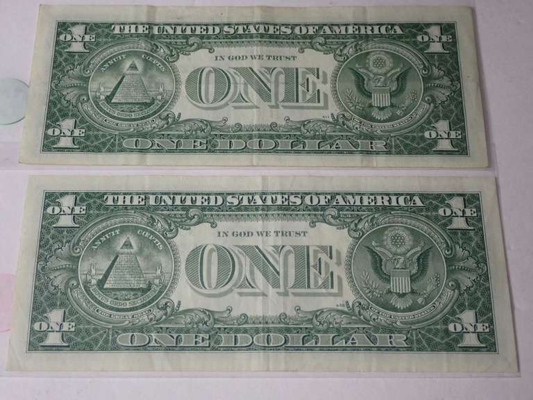 SERIES 1957 A & B $1 SILVER CERTIFICATES