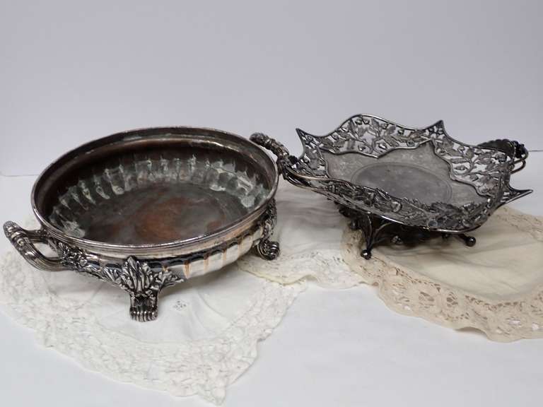 Quadruple Plate Silver Plated Bowls