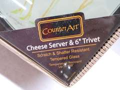CounterArt Cheese Server and Trivet Set