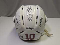 TEAM AUTOGRAPHED MACON HOCKEY HELMET