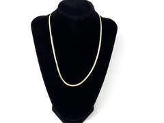 14 karat gold herringbone chain, this piece has been authenticated, 6.1 grams, see pictures for details.
