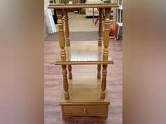 Small Wooden 3-Tier Stand-See photos for measurements