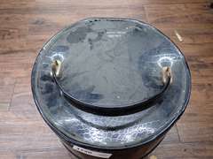 Vintage Hat Box with Wig and Mannequin Head