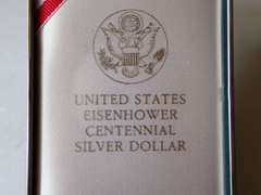 1990 UNCIRCULATED EISENHOWER SILVER $1 COIN