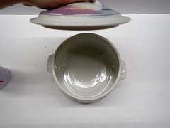 Signed Pottery Covered Casserole Dish