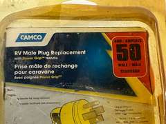 RV male plug replacements, still in original packaging, set of two, see pictures for details.