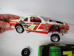 Collection of Racing Cars -Plastic and Die Cast - Some in need of repair.
