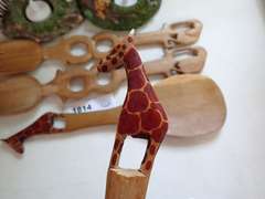 Safari Theme Decor and Utensil Lot