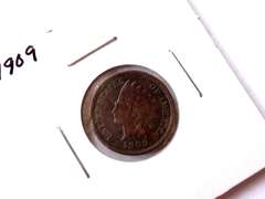1909 INDEAN HEAD PENNY