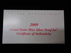 2009 U.S. MINT SILVER PROOF SET