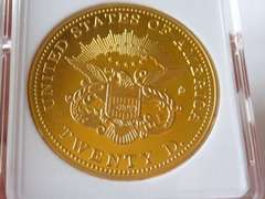 AMERICAN MINT 1849 LIBERTY HEAD DOUBLE EAGLE REPLICA $20 PROOF COIN - SEE PHOTOS FOR DETAILS