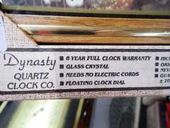 Dynasty Quartz Floating Clock Dial with Fruit Still Life