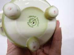 Pair of Nippon Hand-Painted Floral Candle Holders