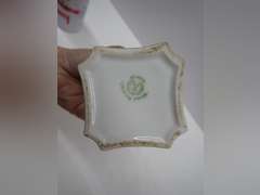 Hand Painted Nippon Trinket Box and Decanter