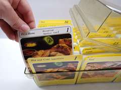 1980s Cardware My Great Recipes Complete Set of Recipe Cards