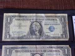 (3) SERIES 1957 $1 SILVER CERTIFICATES