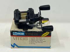 Ryobi VM3G bait casting reel, comes in original box, see pictures for details.
