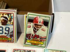 Box of unsearched sports cards, see pictures for details.