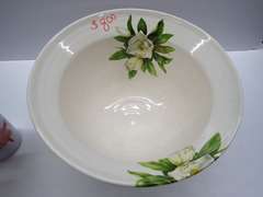 Ceramic Bowl with Markings - See all photos.