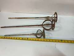 Drill stirring wands, three pieces, see pictures for details.