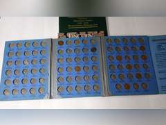 VINTAGE COIN COLLECTION - MISSING SOME COINS - SEE ALL PHOTOS