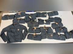 REI unisex Crew Sweatshirt Earth Co-Op, blue, small, 19 pieces, see pictures for details.
