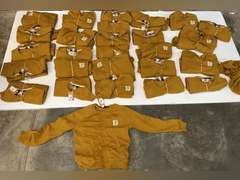 REI unisex Crew Sweatshirt Earth Co-Op, rustic gold, S, M, and XL, 28 pieces, see pictures for details.