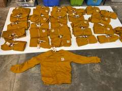 REI unisex Crew Sweatshirt Earth Co-Op, rustic gold, S, M, and XL, 28 pieces, see pictures for details.