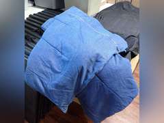 Tommy Hilfiger Blue Denim Comforter - Appears to be Twin Size