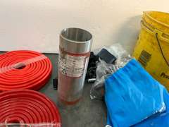 Mystery lot of assorted household goods to include return vent cover, fasteners, alarm clock projector, floor register, and much more. See pictures for details.