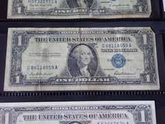 (3) SERIES 1957 $1 SILVER CERTIFICATES