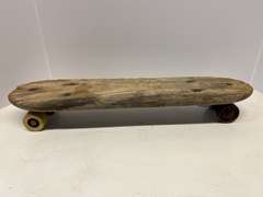 Vintage wooden skateboard, see pictures for details.