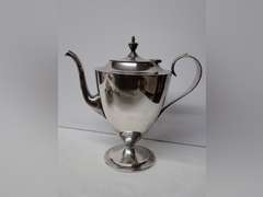 Silver Plated Tea Set with Serving Dishes and Tudor Plate Cutlery