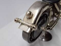 Vintage Metal Motorcycle Sculpture