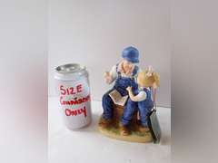 Set of Four "Denim Days" Figurines by HOMCO, 1985