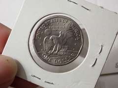 1999 ONE DOLLAR COIN, BICENTENNIAL QUARTER & ERROR PRINT PENNY