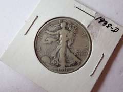 1938-D WALKER HALF DOLLAR COIN