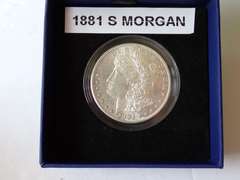 1881-S MORGAN SILVER DOLLAR COIN