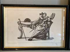 8 VINTAGE DENTIST FRAMED PRINTS (VARIOUS SIZES) - DINING ROOM