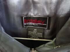 Bradley Bayou Silver Leather Jacket - XS
